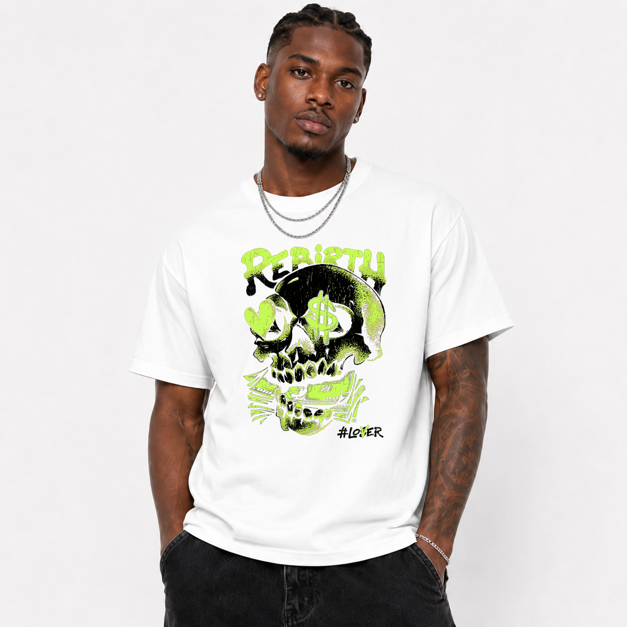 Rebirth Skull Money Air Max 95 Graphic Tee