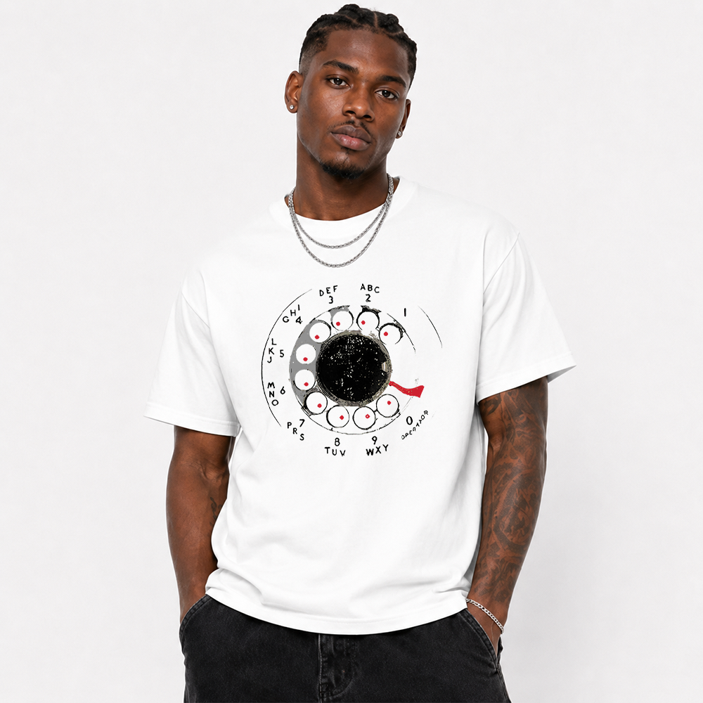 Rotary Phone Dial Air Jordan 4 Minimal Tee