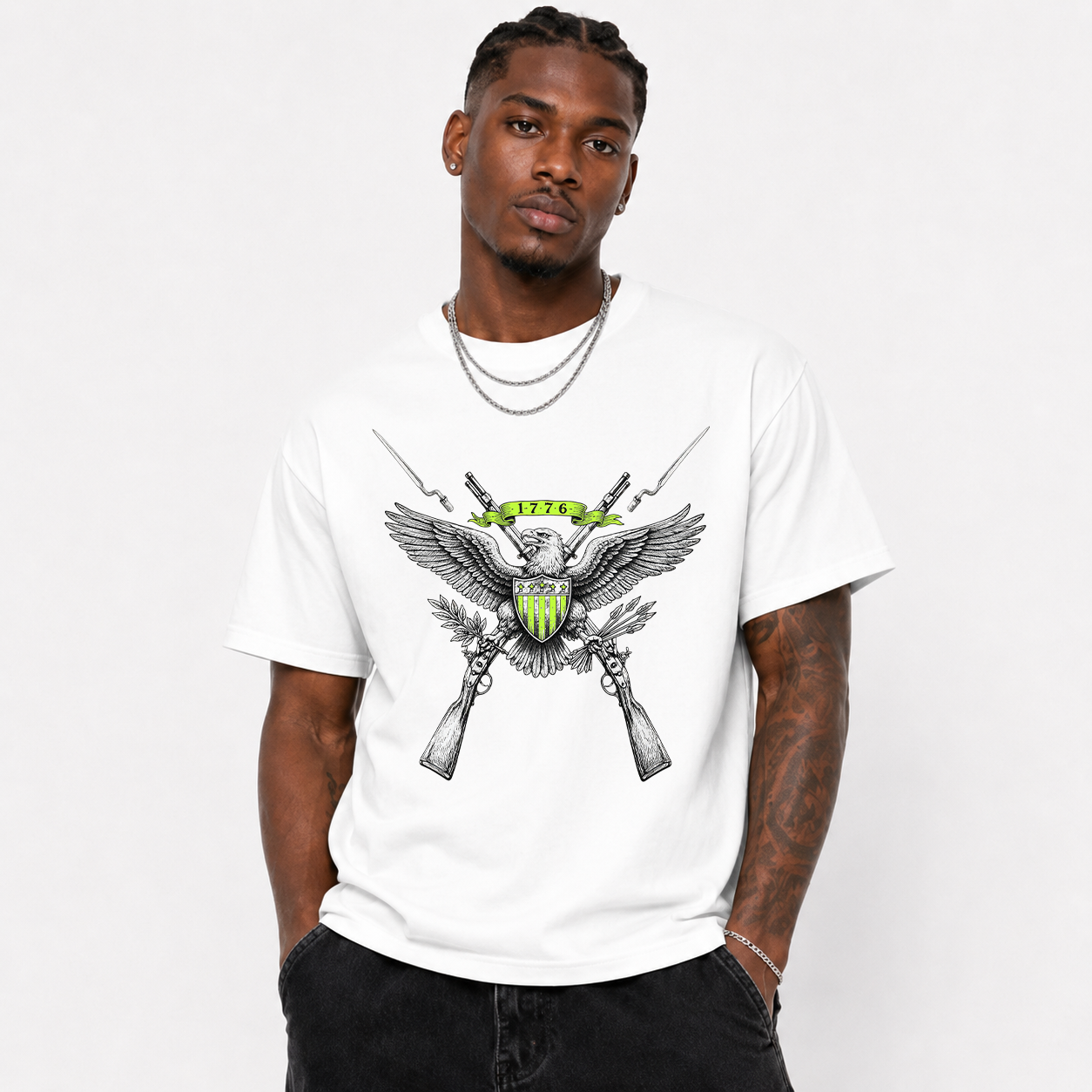 American Eagle 1776 Air Max 95 Patriotic Graphic Tee