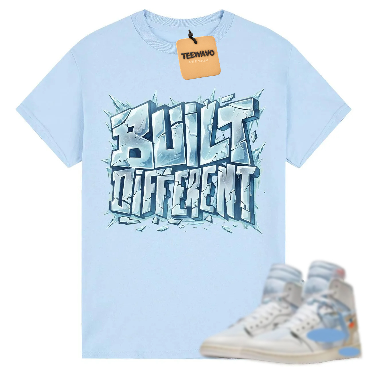 Built Different T Shirt To Match AJD 1 Alaska 1 Tee Shirt