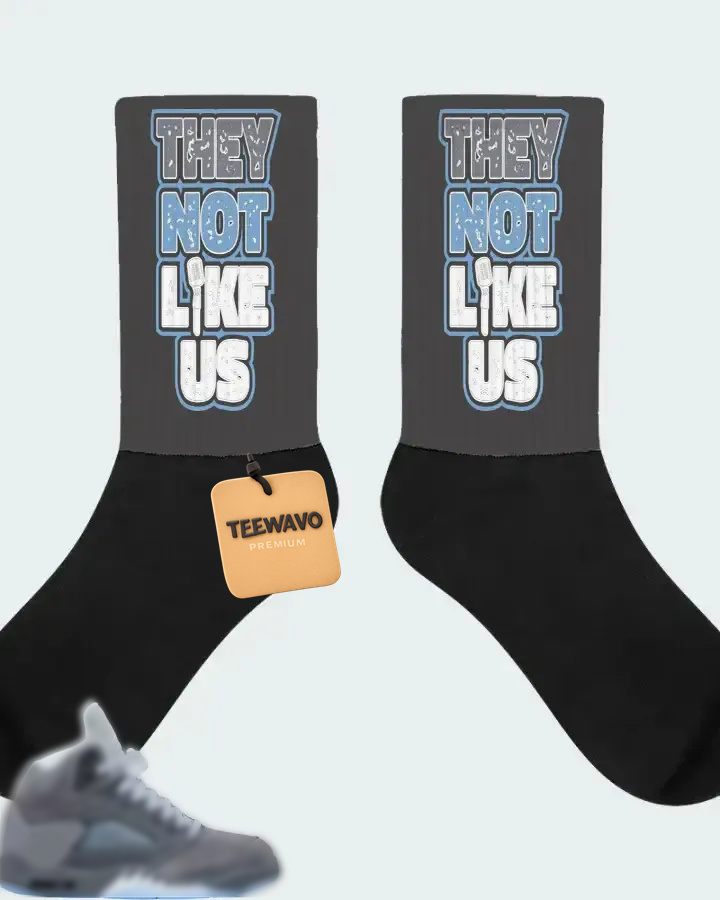 AJD 5 Retro Wolf Grey 2026 Sneaker Matching Socks