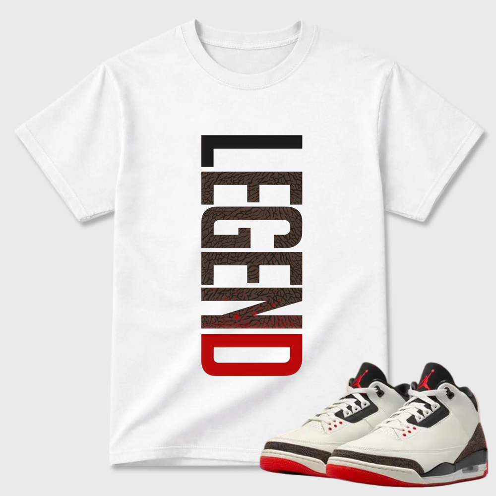 AJ3 World’s Best Dad Match Tee, Match LEGEND Shirt
