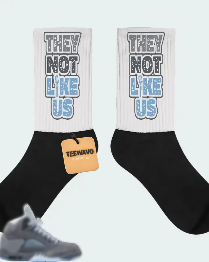 AJD 5 Retro Wolf Grey 2026 Sneaker Matching Socks