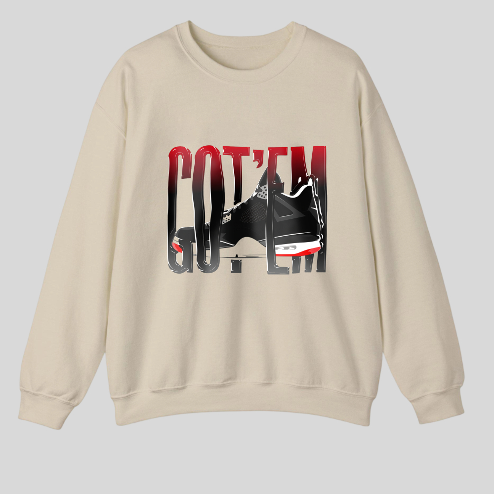 Got Em Sneaker Design Print tshirt 100% cotton