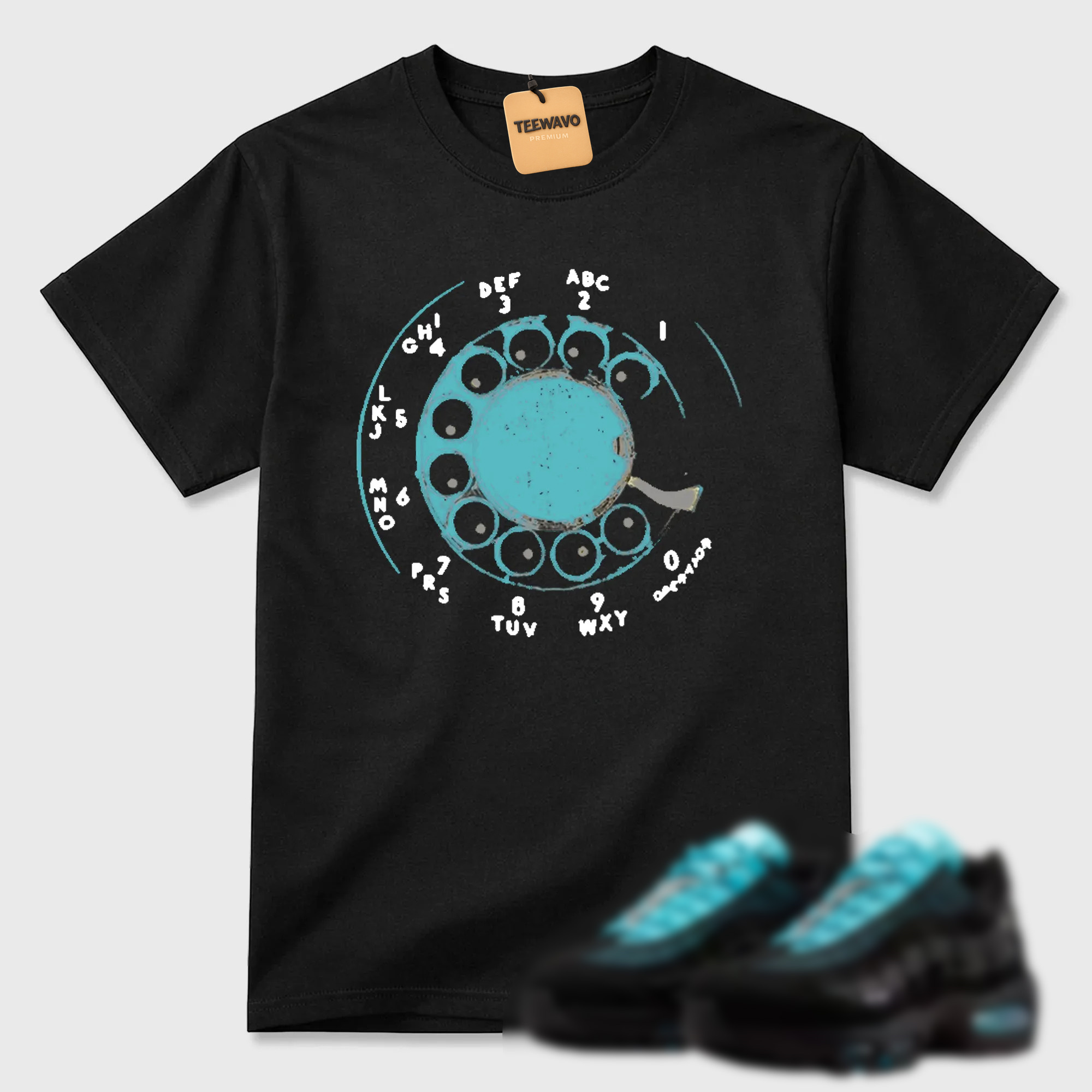 Dial Circle Premium Graphic Tee for Sneaker Matching Outfits