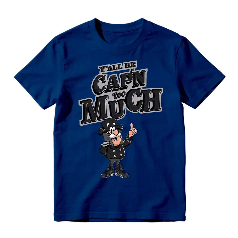 CAP'N MUCH! Shirt To Match Retro 6 Cap And Gown