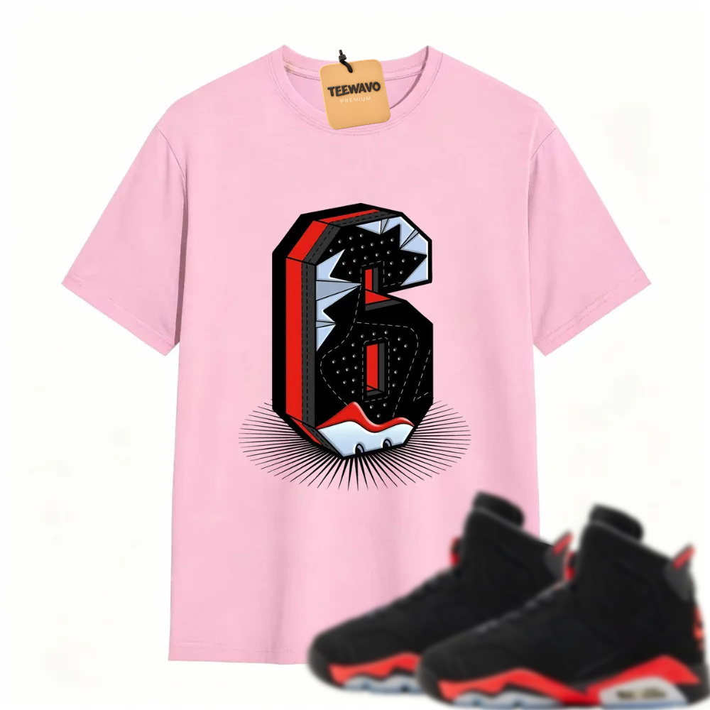 Number Statue TEEWAVO Sneaker Tees - Alr Joarden 6 Reverse Infrared