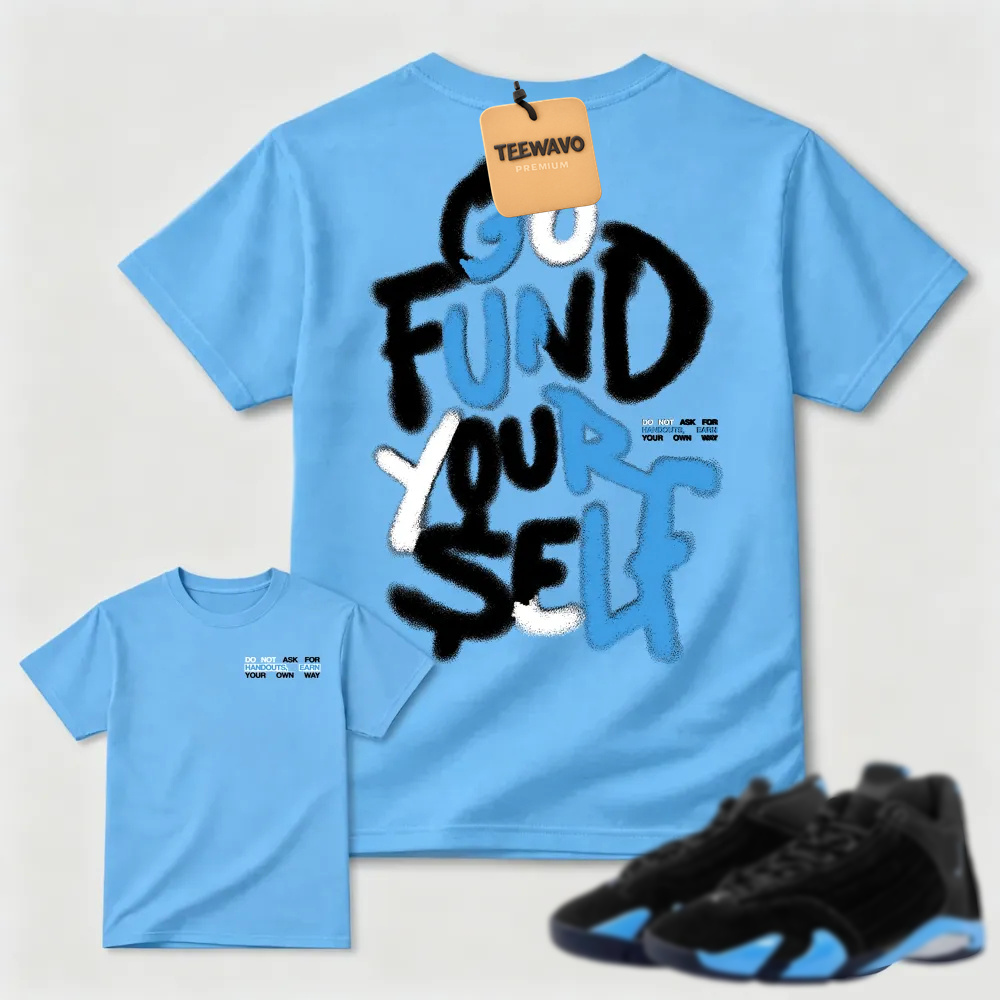 Self Empowerment Slogan AJ14 Coordinating Tee
