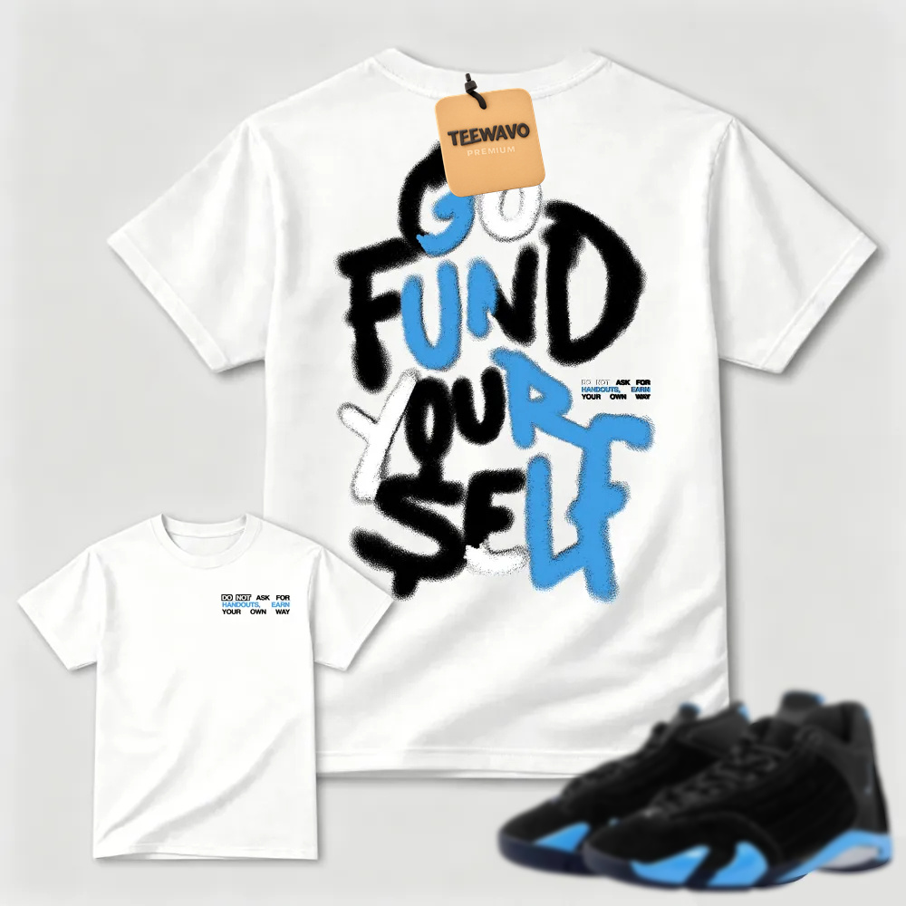 Self Empowerment Slogan AJ14 Coordinating Tee