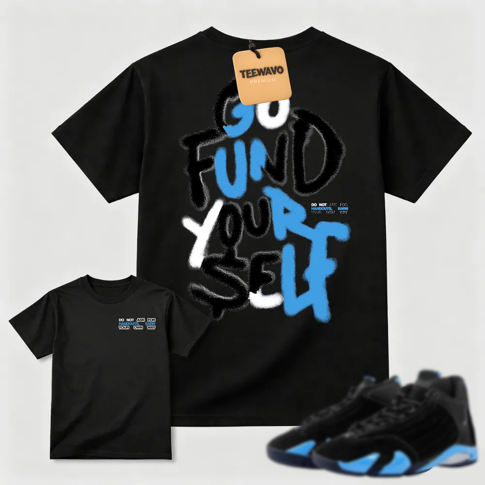 Self Empowerment Slogan AJ14 Coordinating Tee