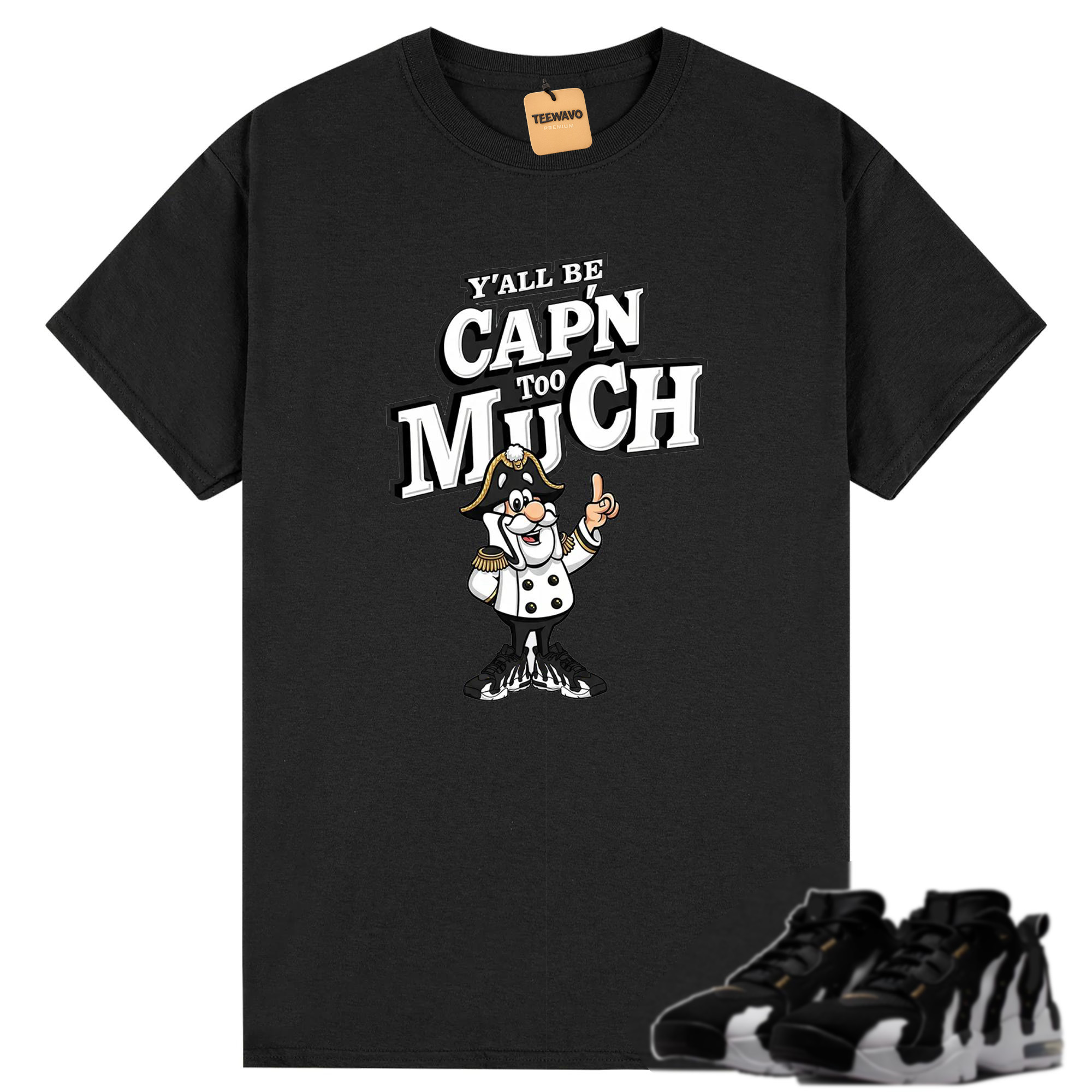 Witty Cartoon Character Letter Casual Fashion T-shirt