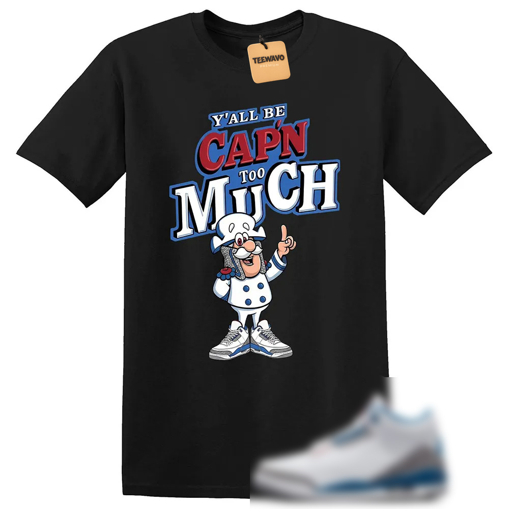 Shirt To Match Retro 3 True Blue