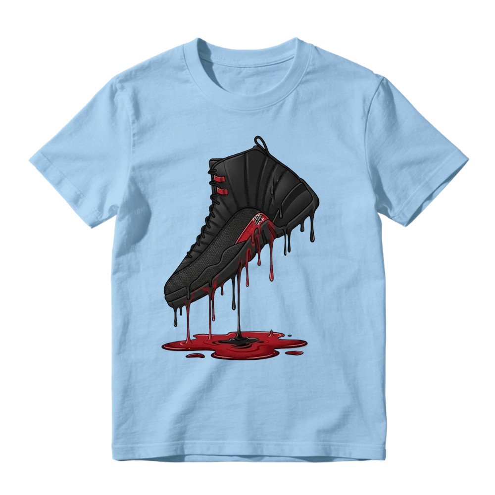 Dripping Shoe Shirt to Match AJD 12 Retro Bloodline