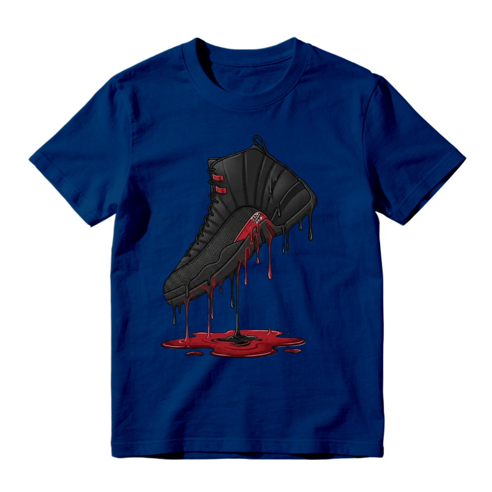 Dripping Shoe Shirt to Match AJD 12 Retro Bloodline