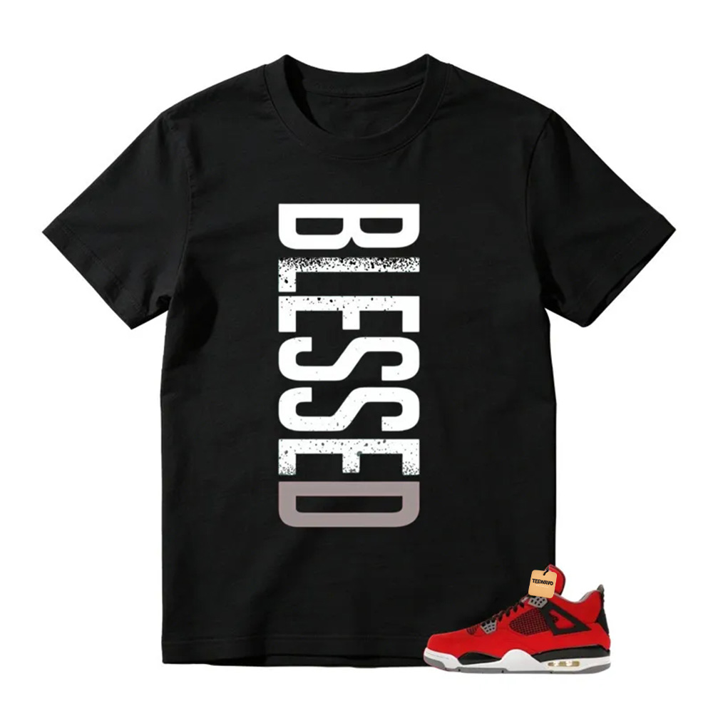 4 Toro Bravo Fire Red White Black Cement Grey 2026 T Shirt Match VERTBLS