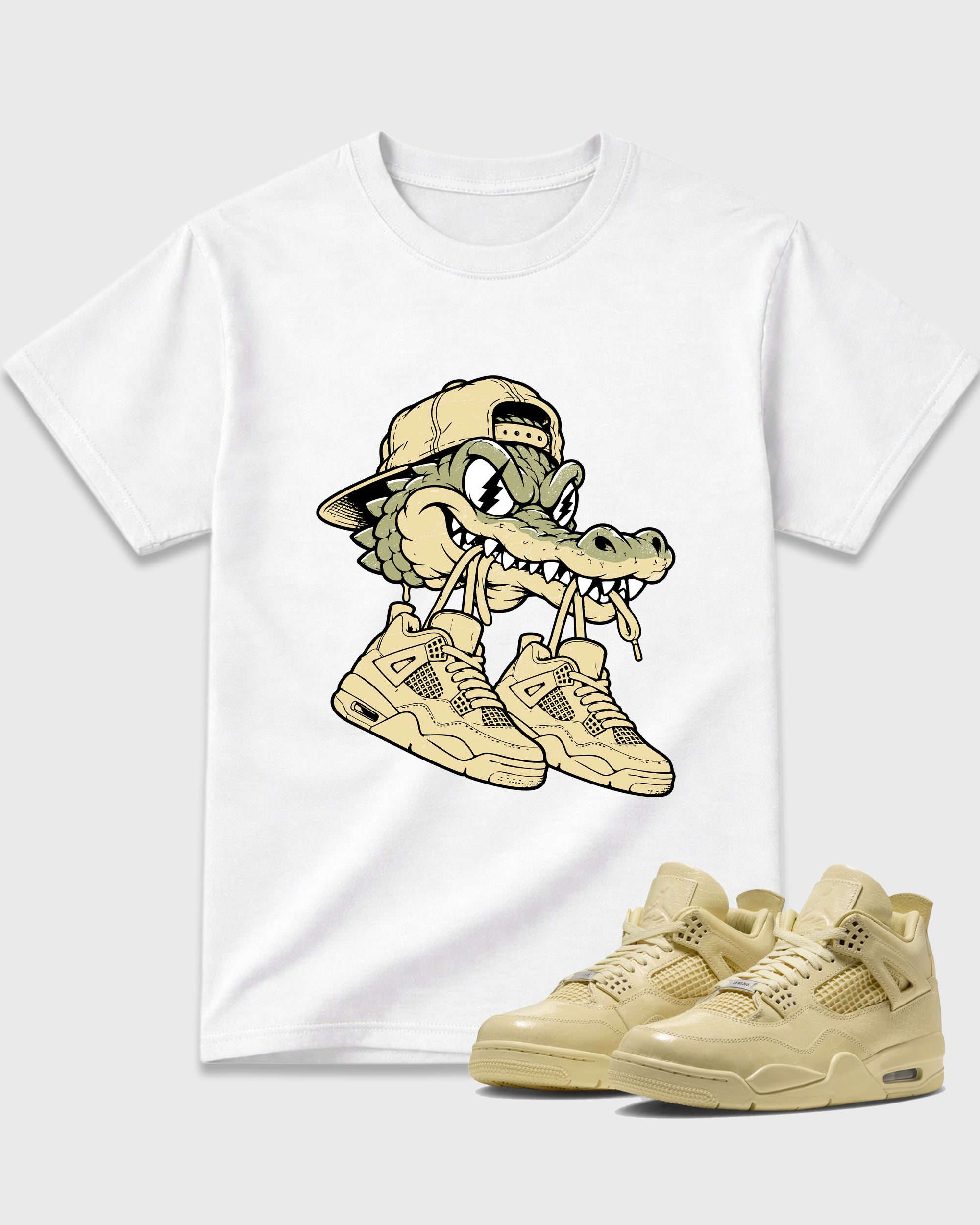 Bite Kicks Air Jardan 4 J Balvin Amazonas Matching Graphic Tee
