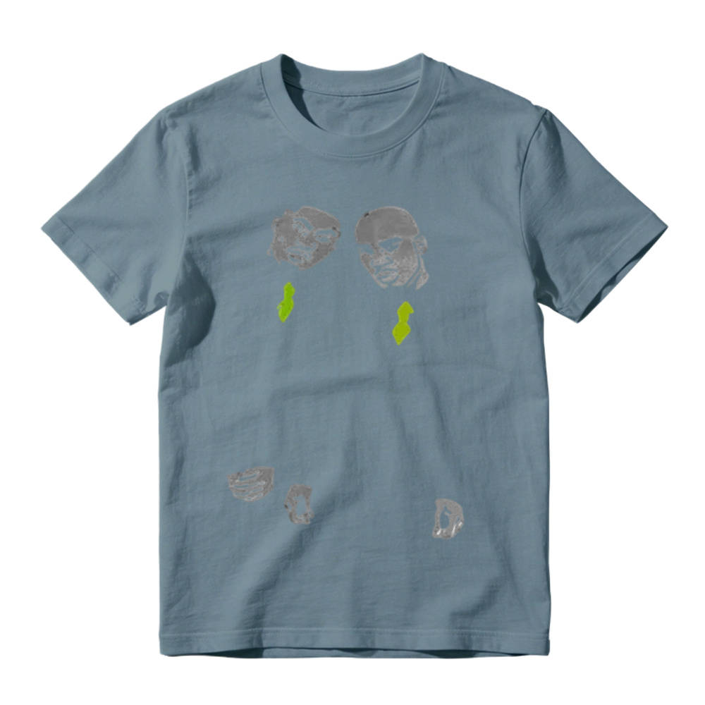 Black Grey Neon Max 95 Big Bubble Neon matching tshirt sneaker tee