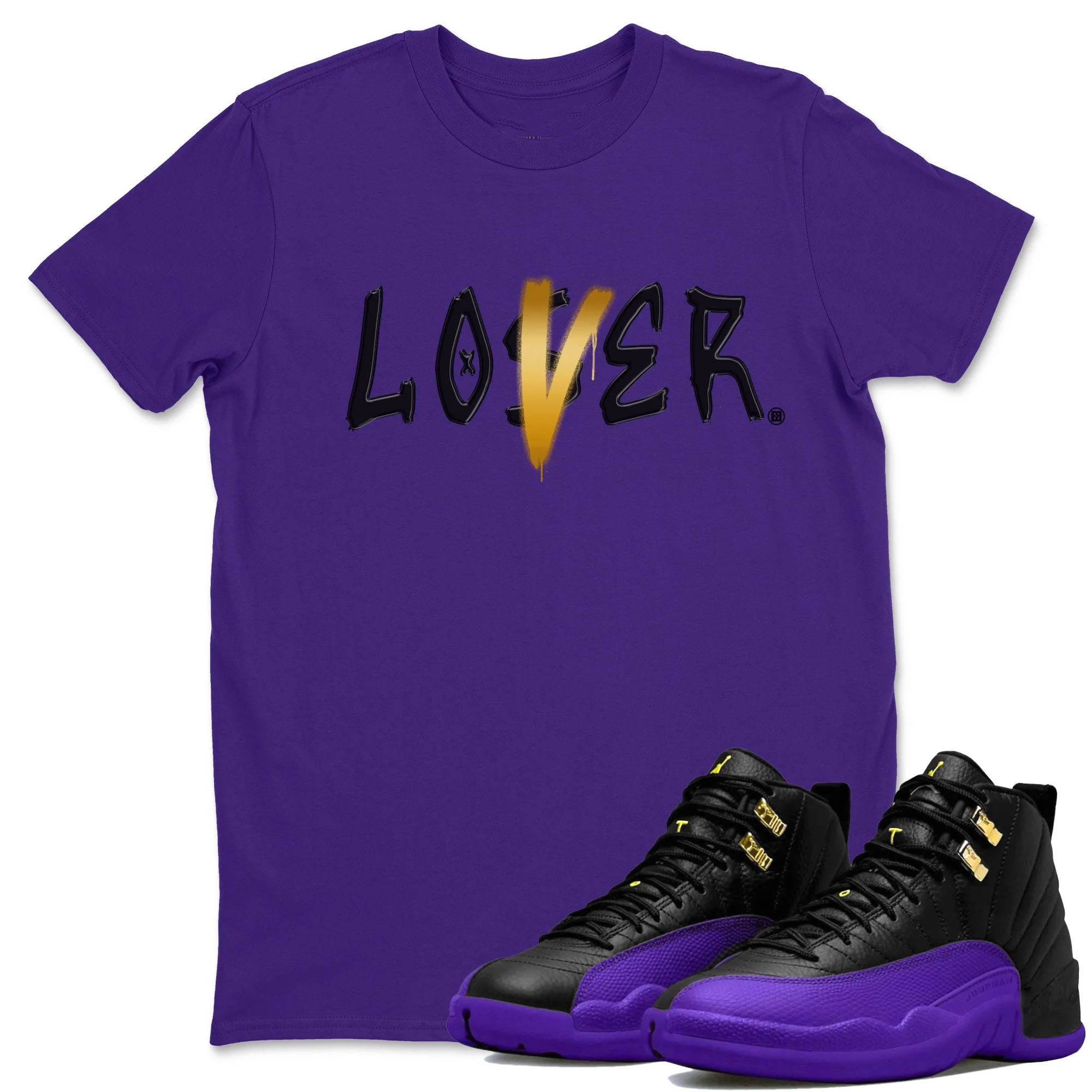 Loser Lover Unisex Tops - Air Jordan 12 Field Purple