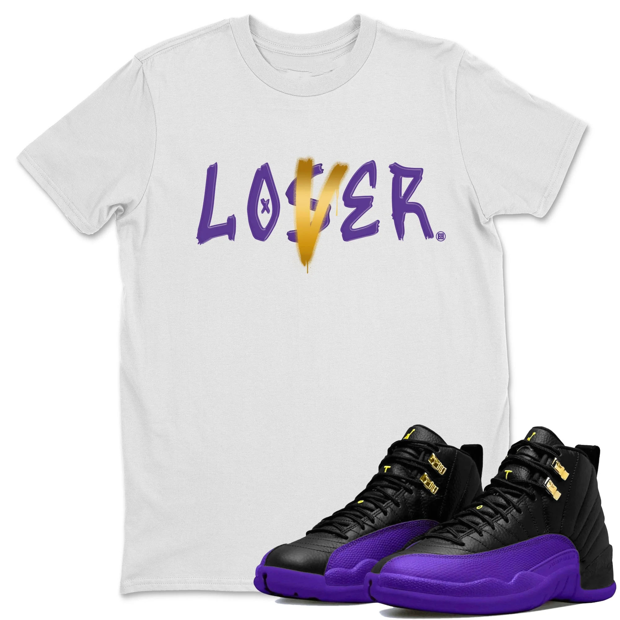 Loser Lover Unisex Tops - Air Jordan 12 Field Purple