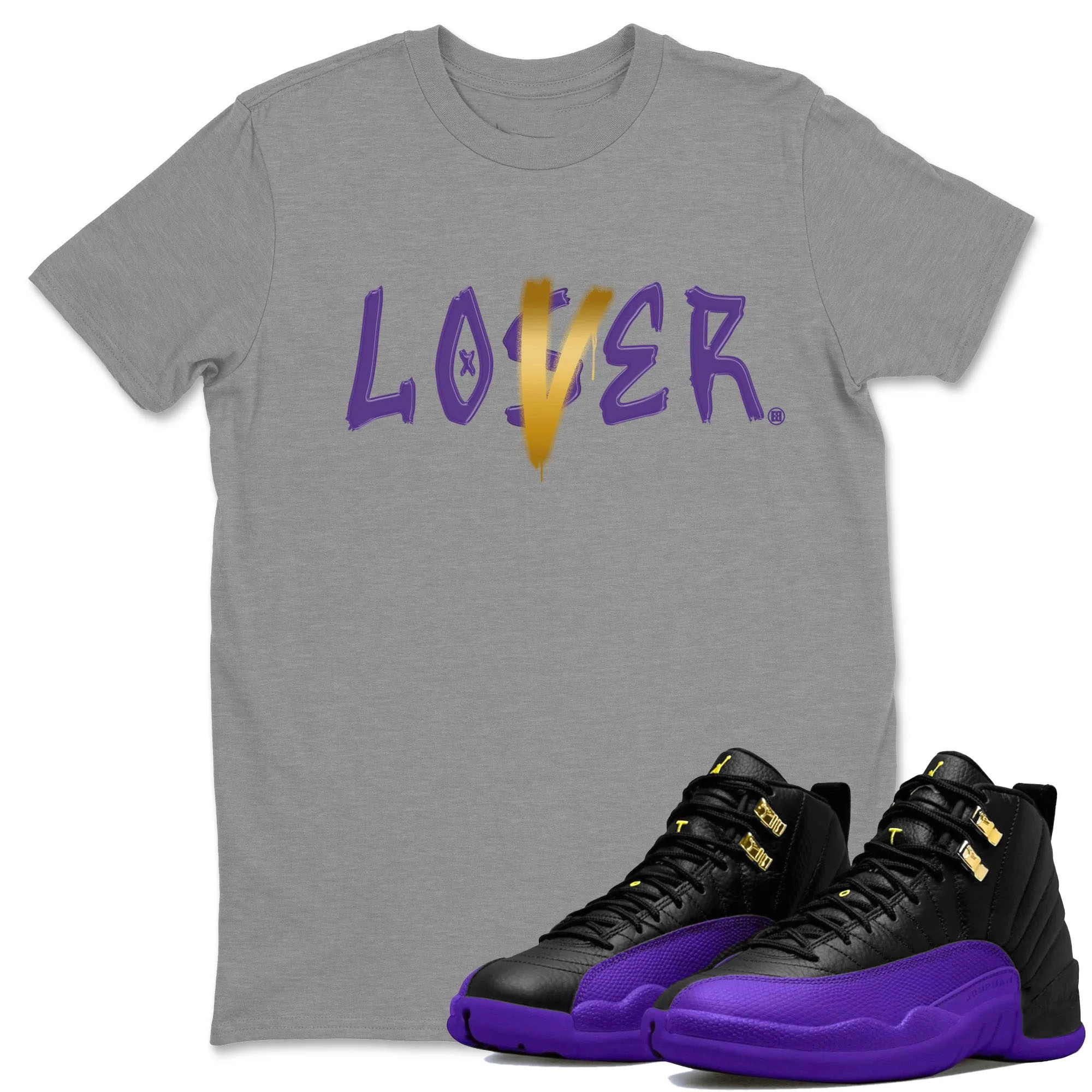Loser Lover Unisex Tops - Air Jordan 12 Field Purple
