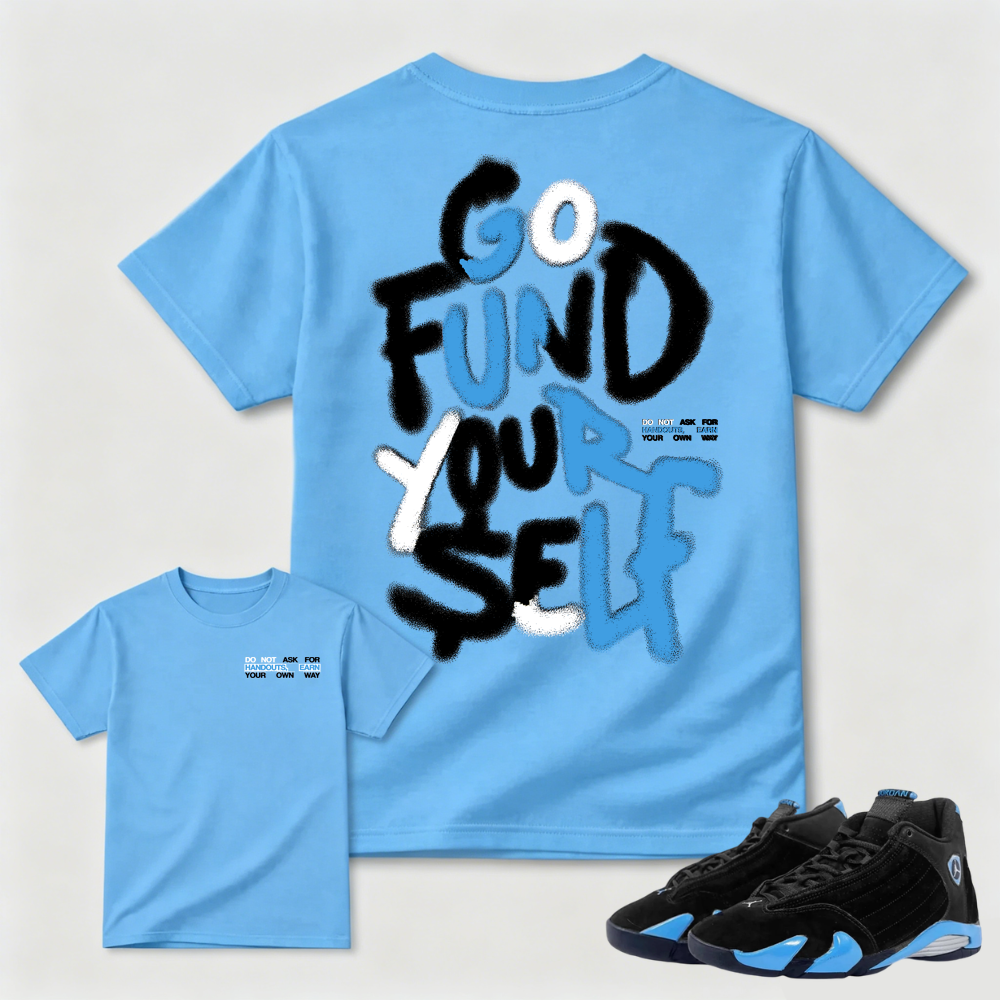 Self Empowerment Slogan AJ14 Coordinating Tee