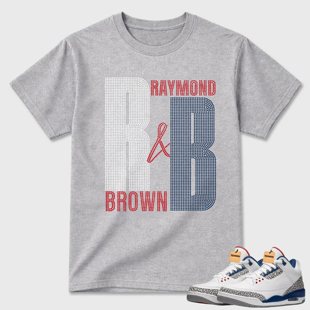 Raymond Brown Initials Air Jordan 3 Streetwear Tee
