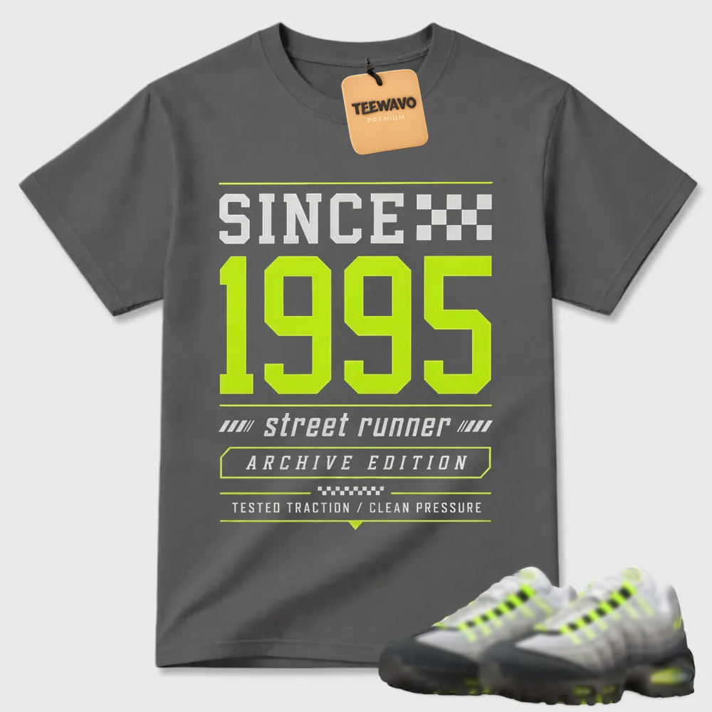 1995 Street Runner Archive Graphic Cotton Crew T-Shirt