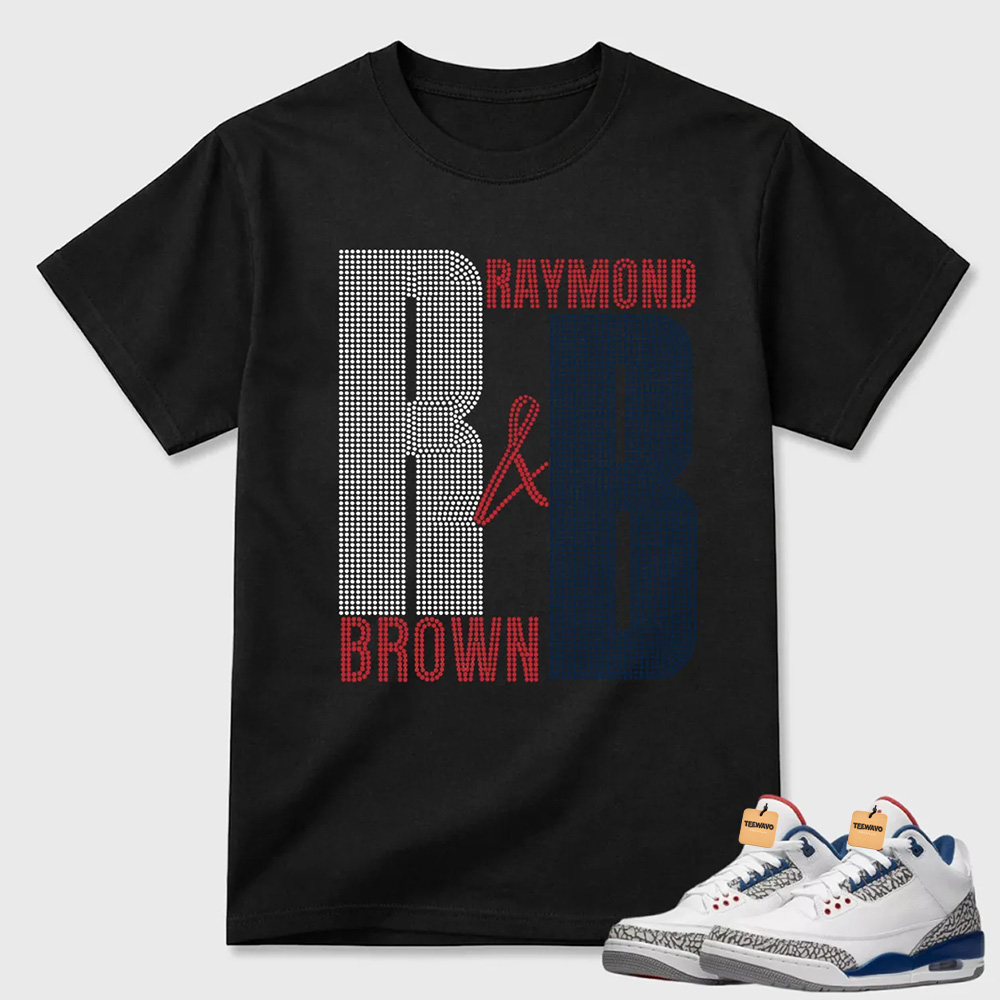 Raymond Brown Initials Air Jordan 3 Streetwear Tee