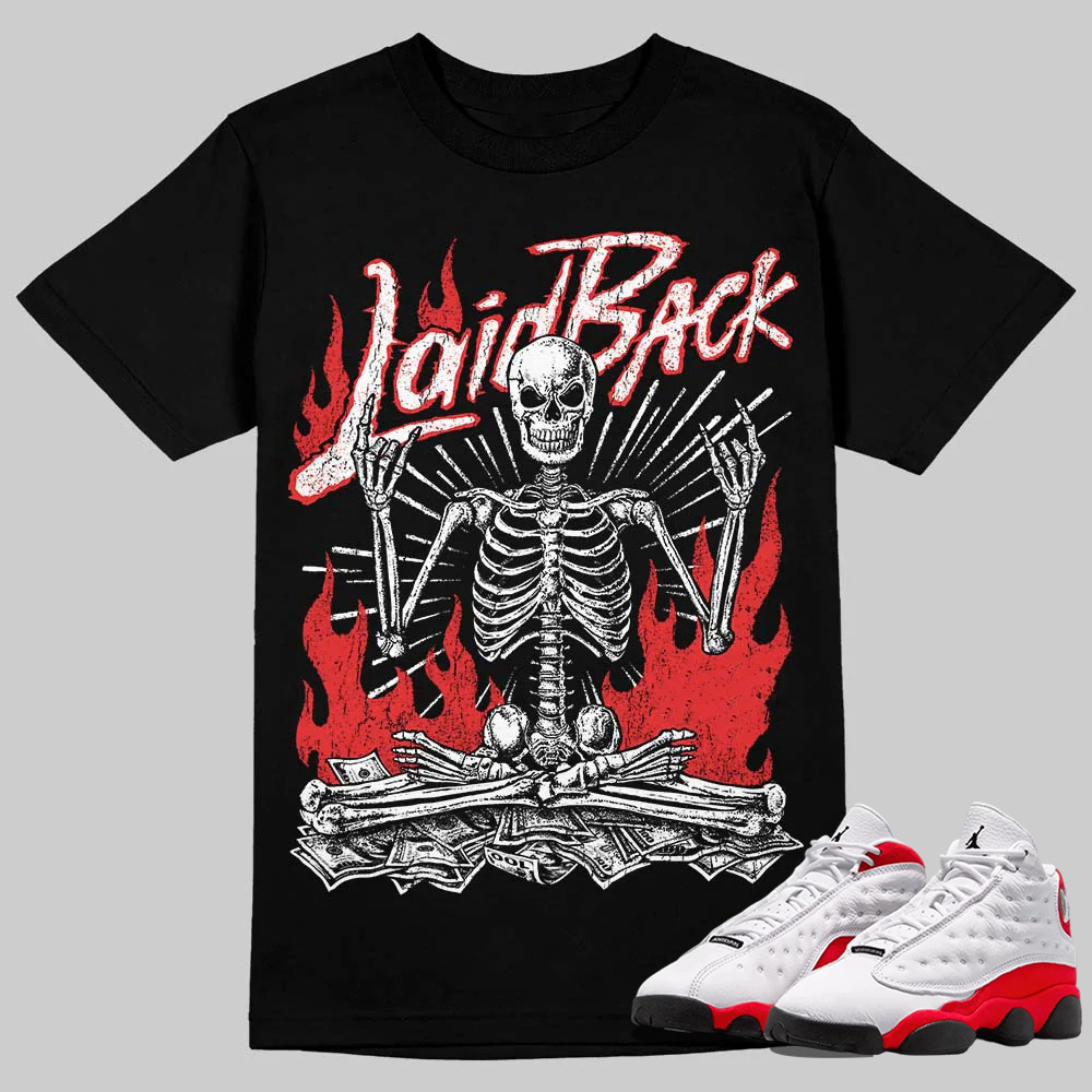 AJ 13 Chicago True Red Cherry T-Shirt Laid Back Graphic