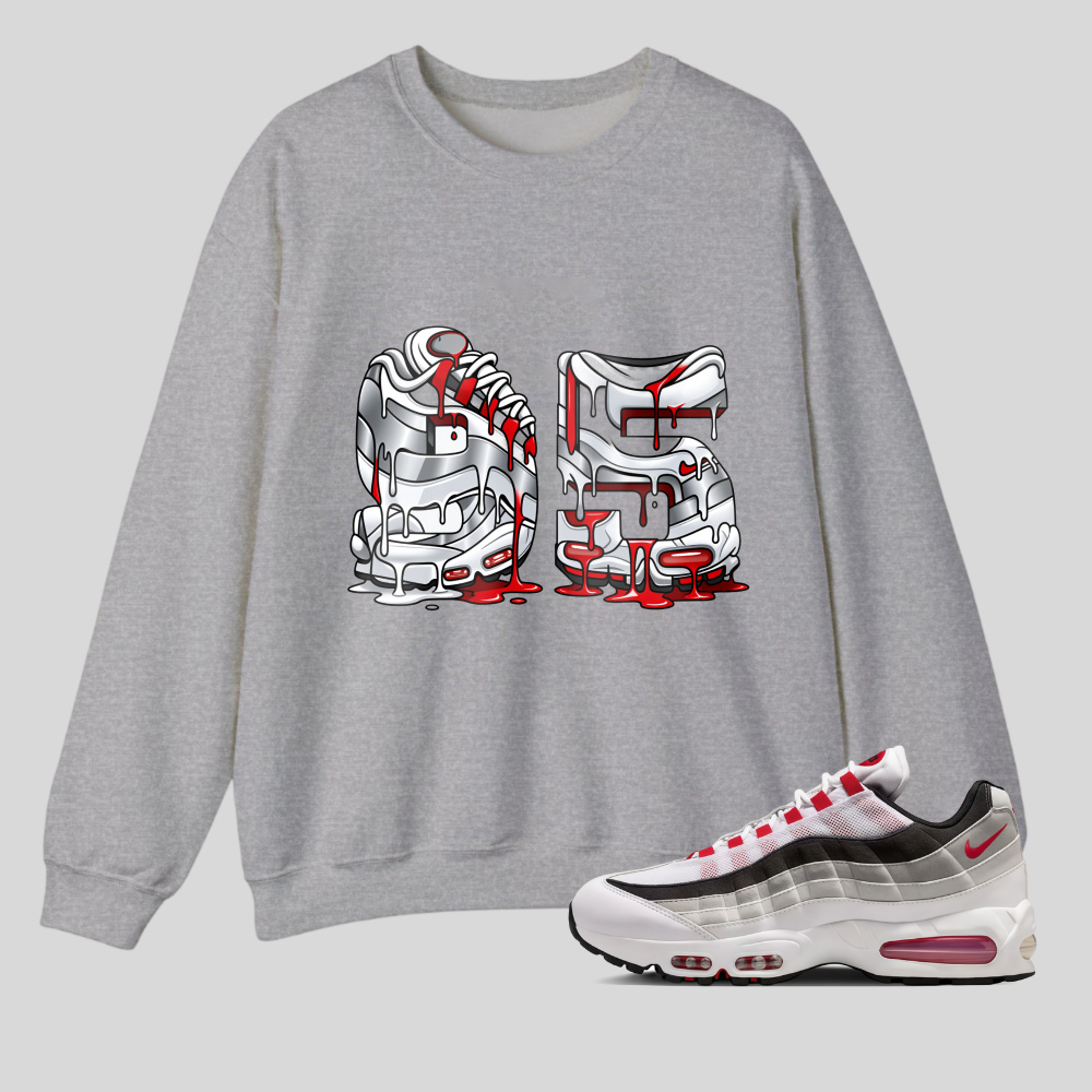 Sneaker Design With Red And White Details tshirt 100% cotton