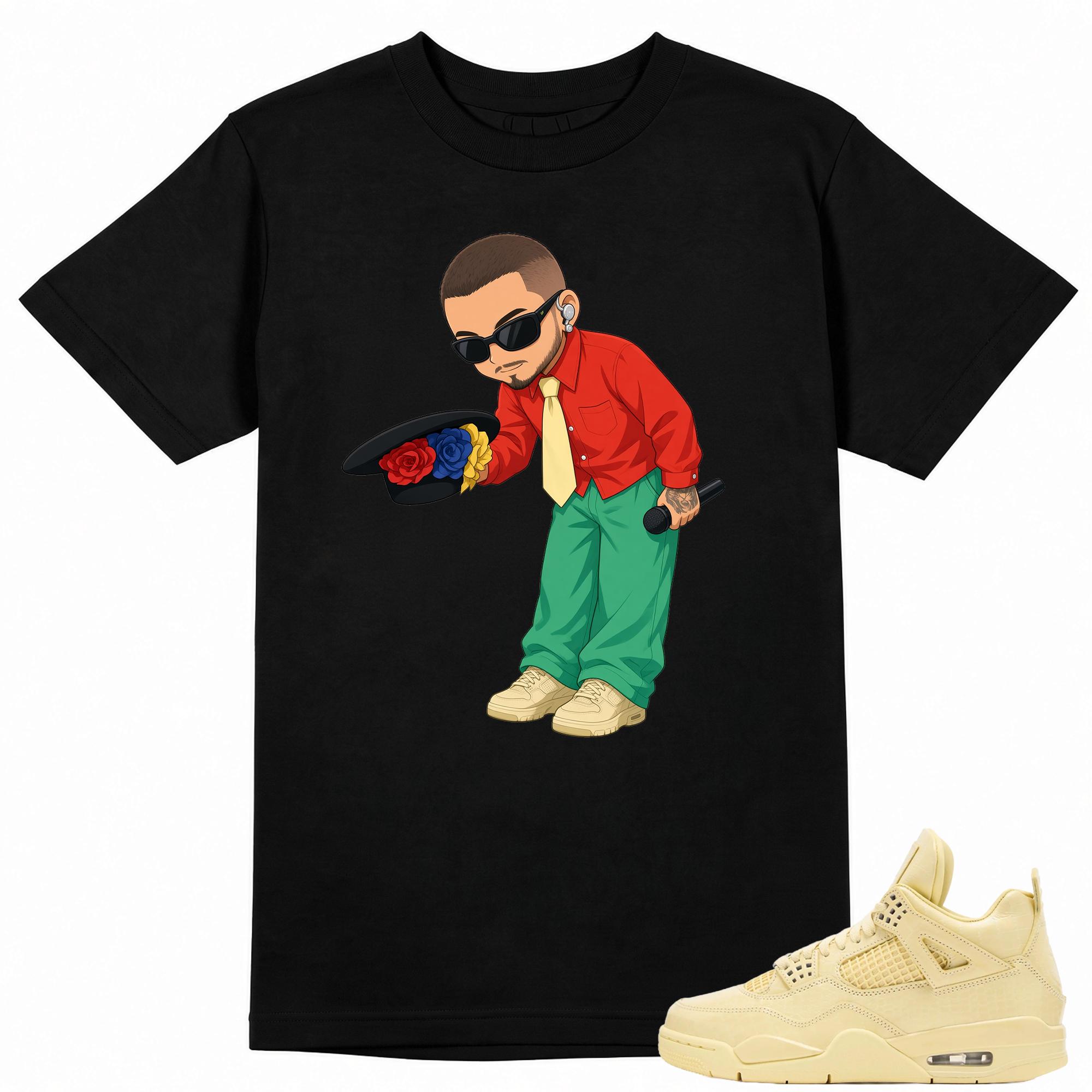 Singer Shirt to Match A.J 4 Retro J Balvin Lemonade