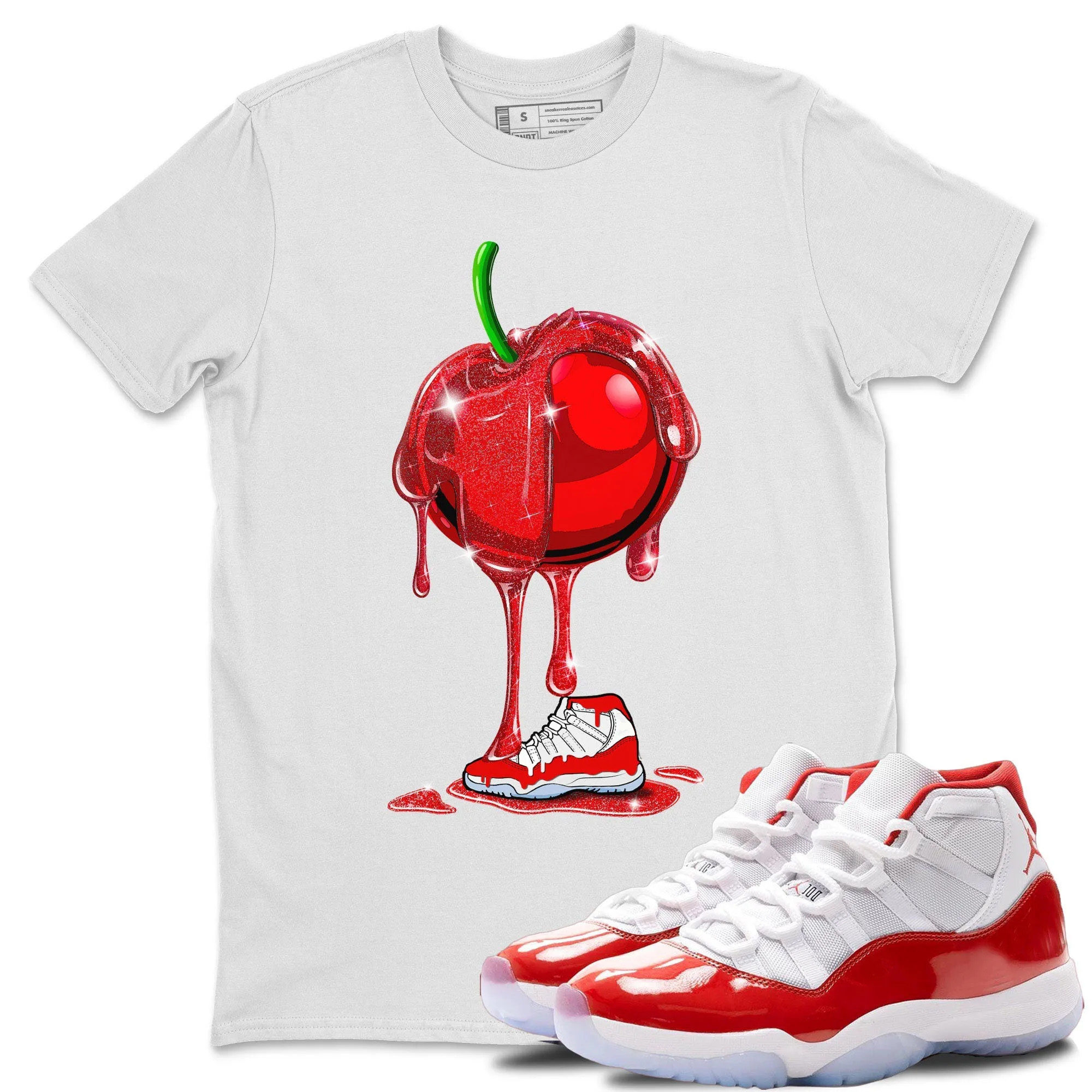 Dripping Cherries Unisex Tops - Air Joordan 11 Cherry