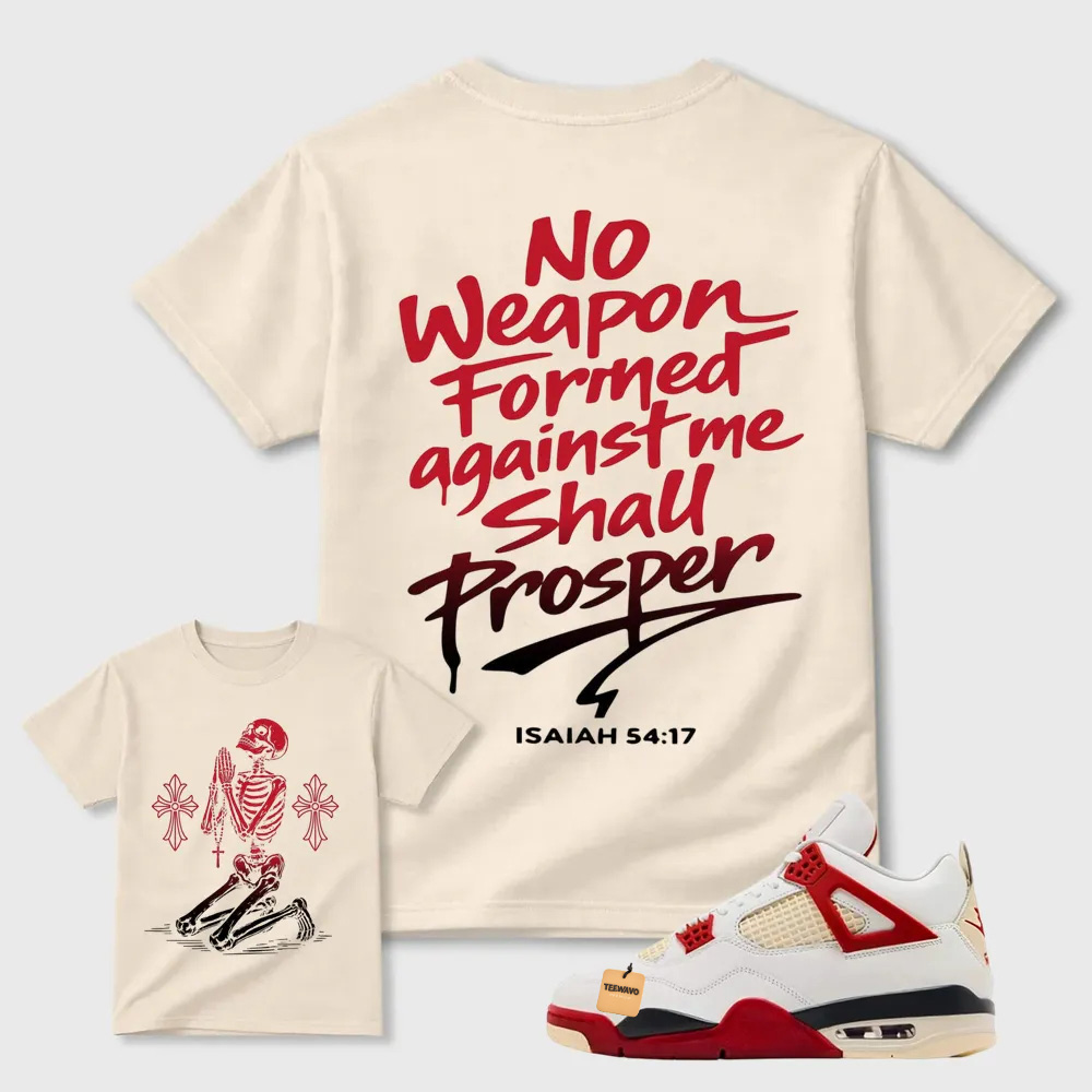 Brick After Brick 4 AJ4 Sneaker Match Tees Shirt Sail No Weapon Graphic Tee