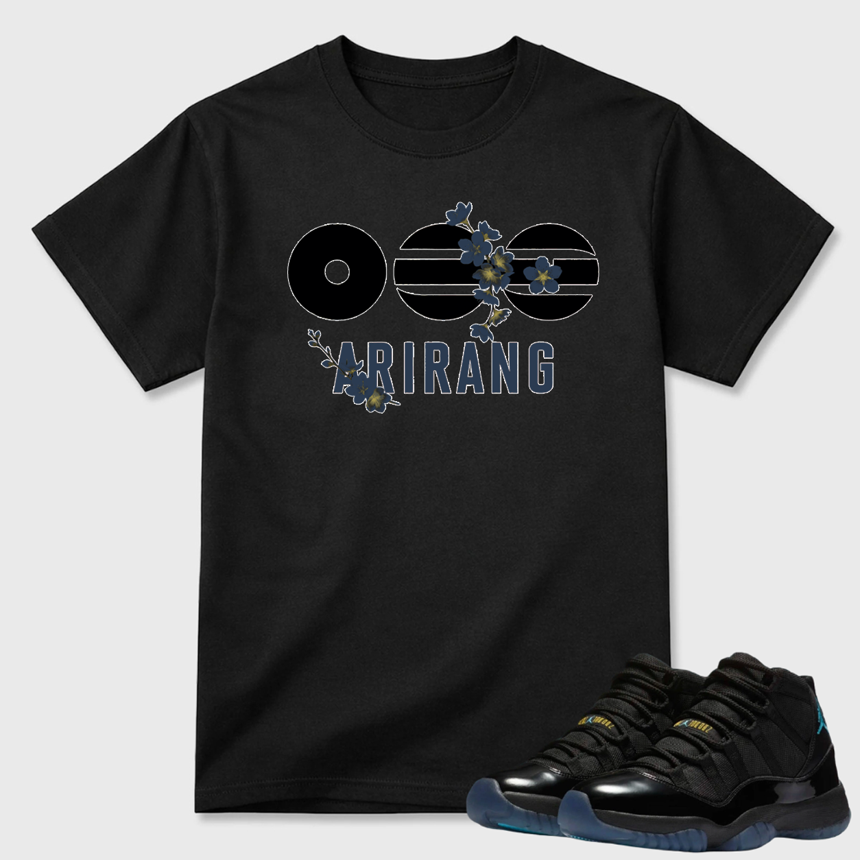 Arirang Cherry Blossom Air Jordan 11 Minimal Tee
