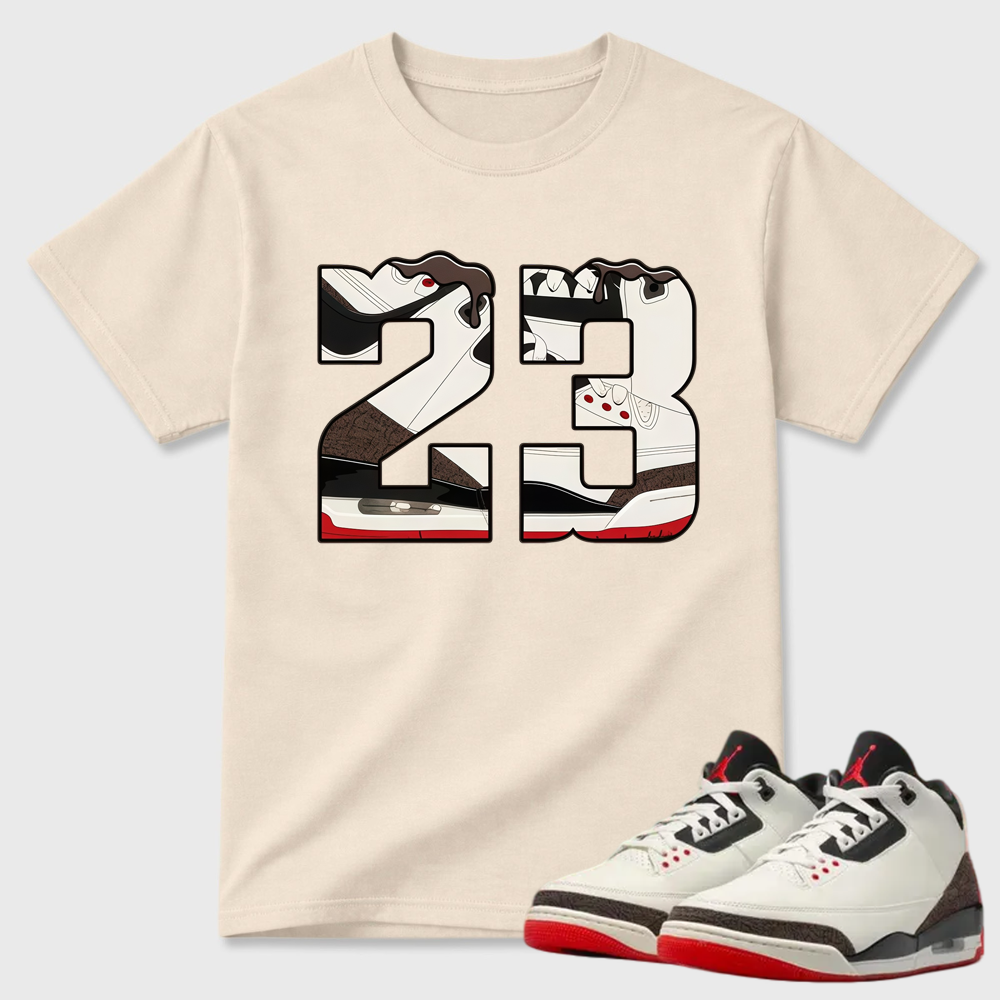AJ3 World’s Best Dad Match Tee, Match 23 Shirt