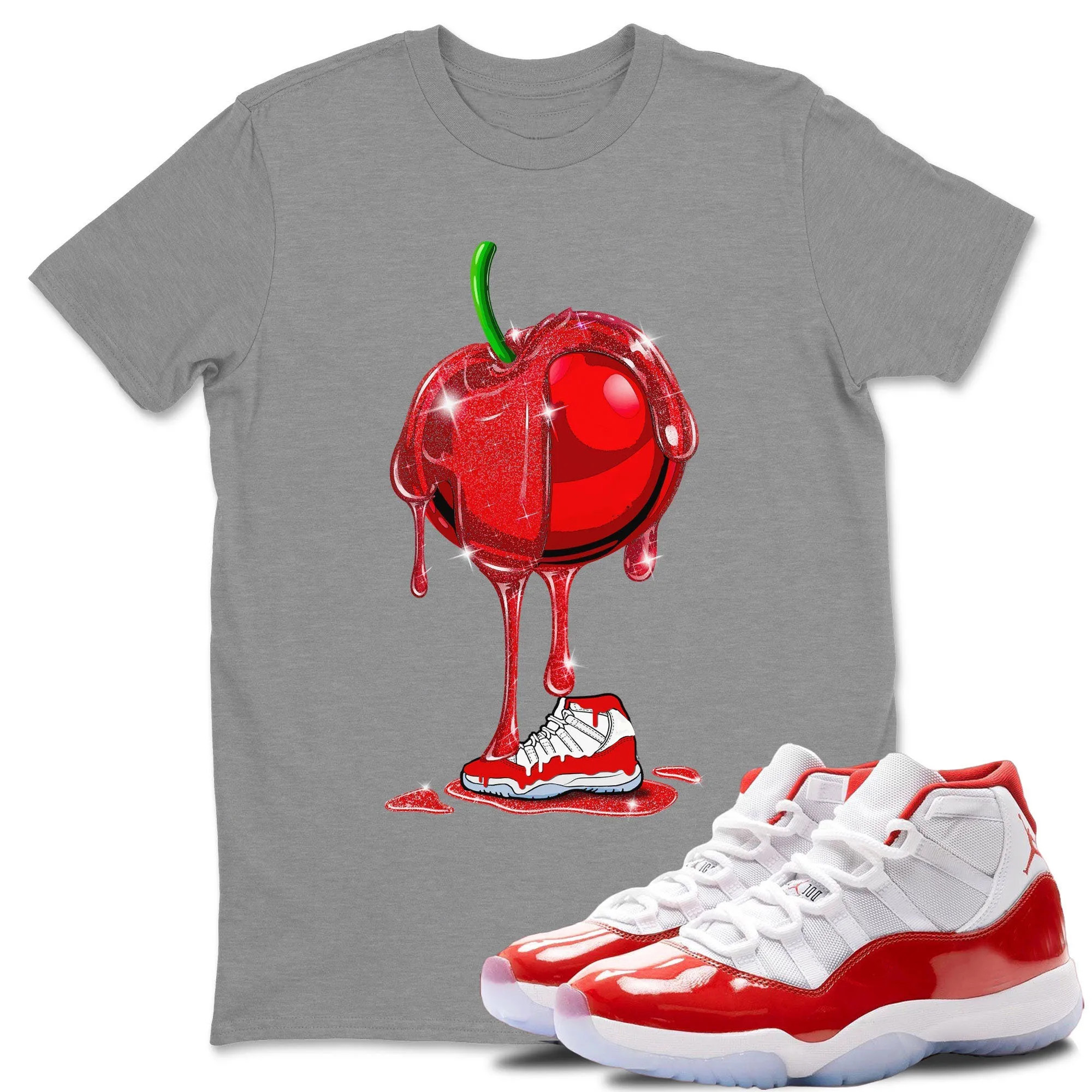 Dripping Cherries Unisex Tops - Air Joordan 11 Cherry