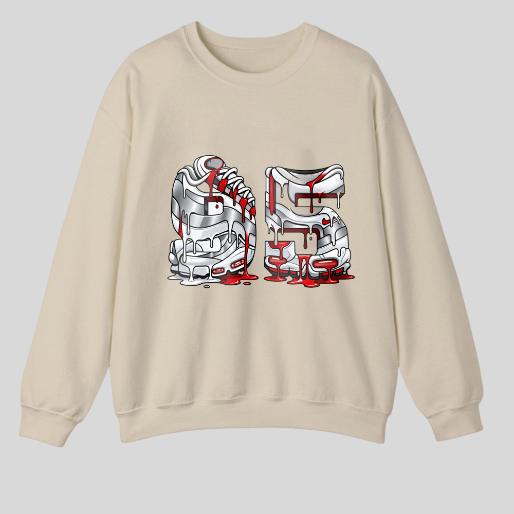 Sneaker Design With Red And White Details tshirt 100% cotton