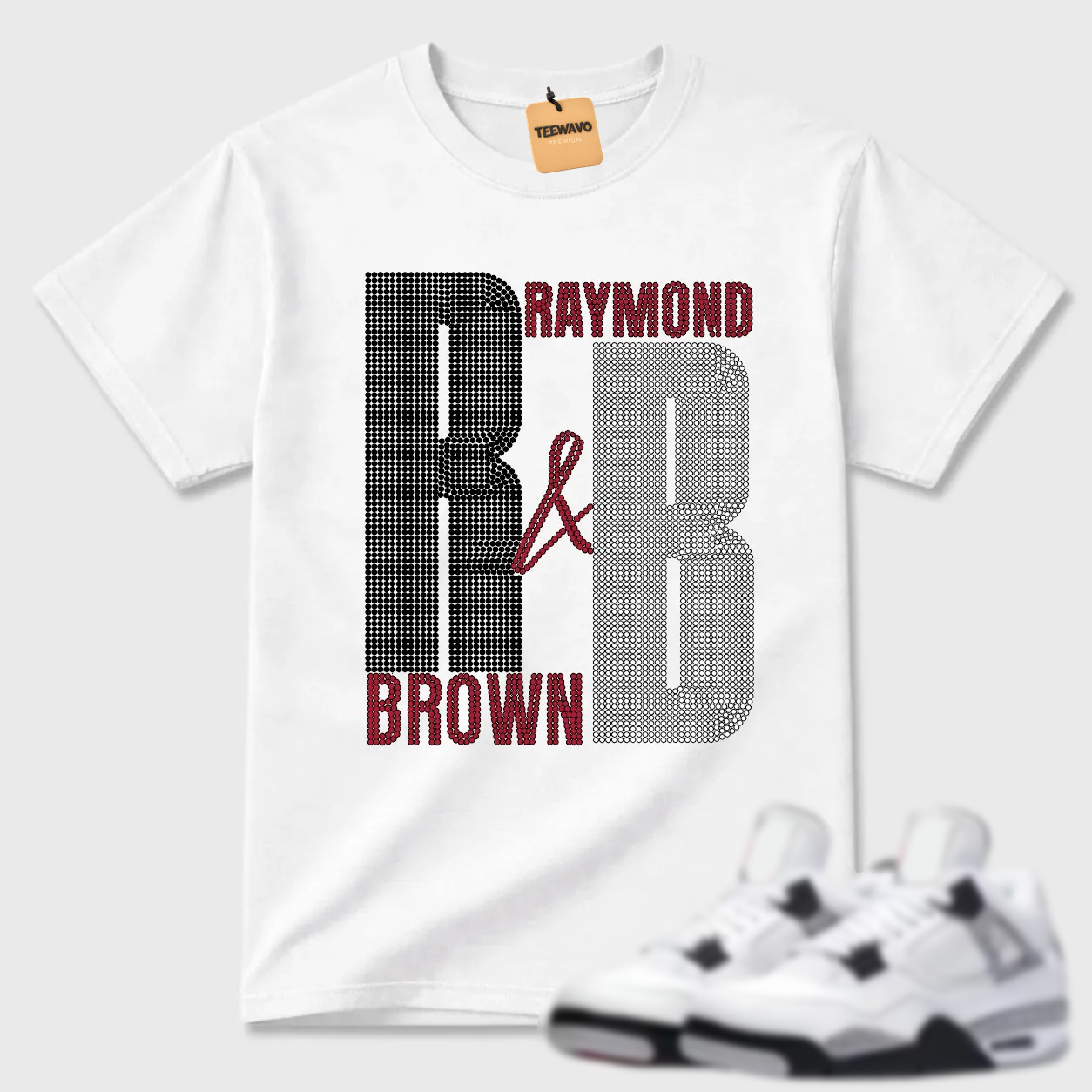 Raymond Brown Initials AJD 4 Streetwear Tee
