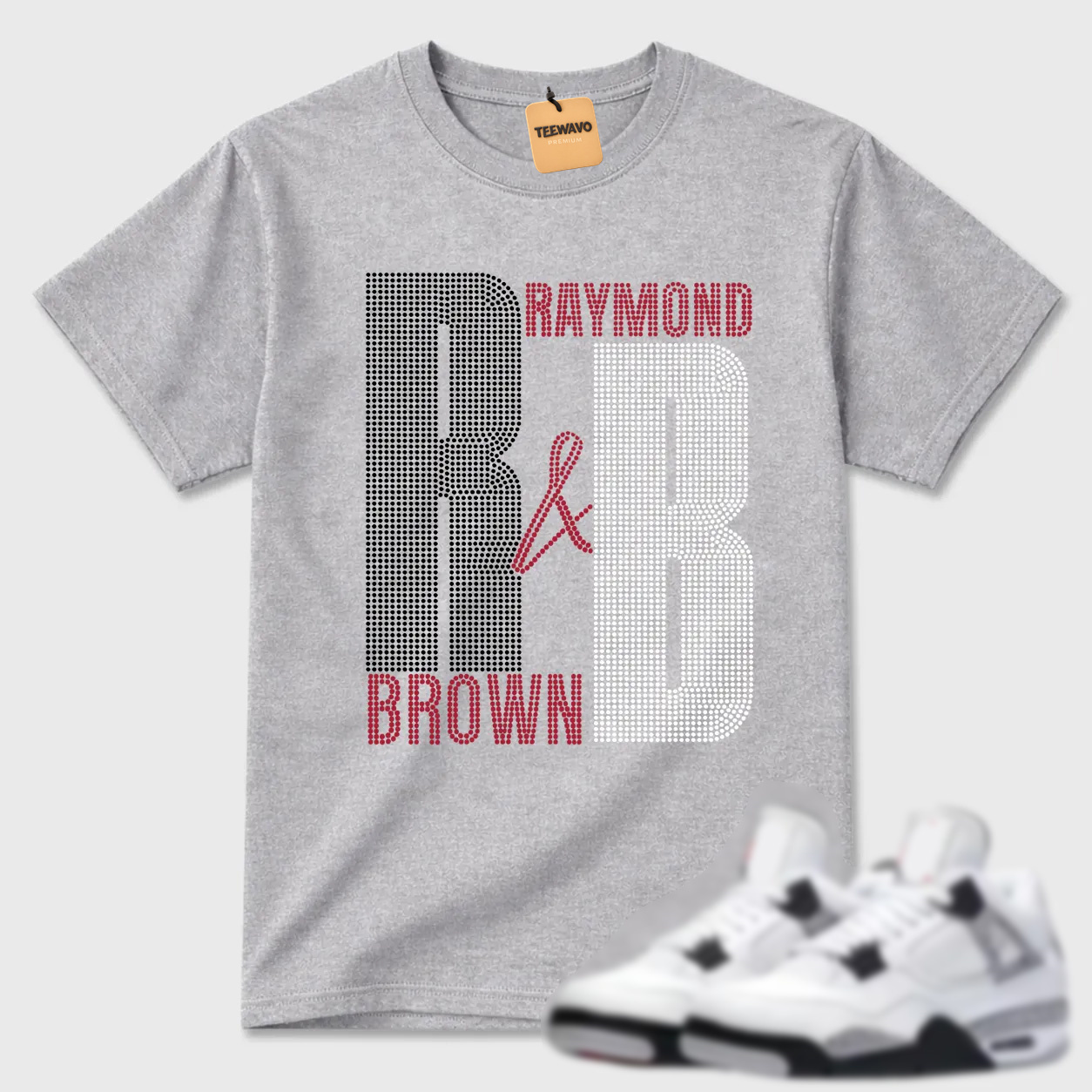 Raymond Brown Initials AJD 4 Streetwear Tee