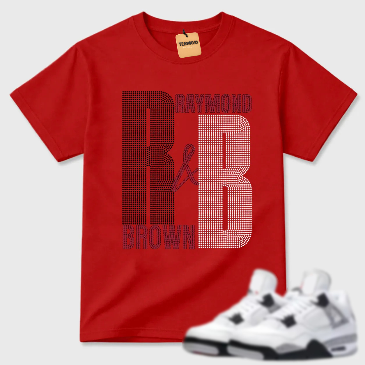 Raymond Brown Initials AJD 4 Streetwear Tee