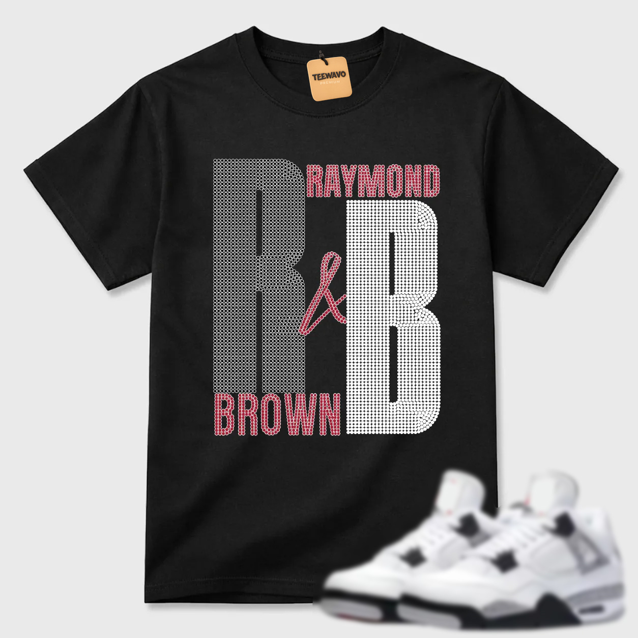 Raymond Brown Initials AJD 4 Streetwear Tee