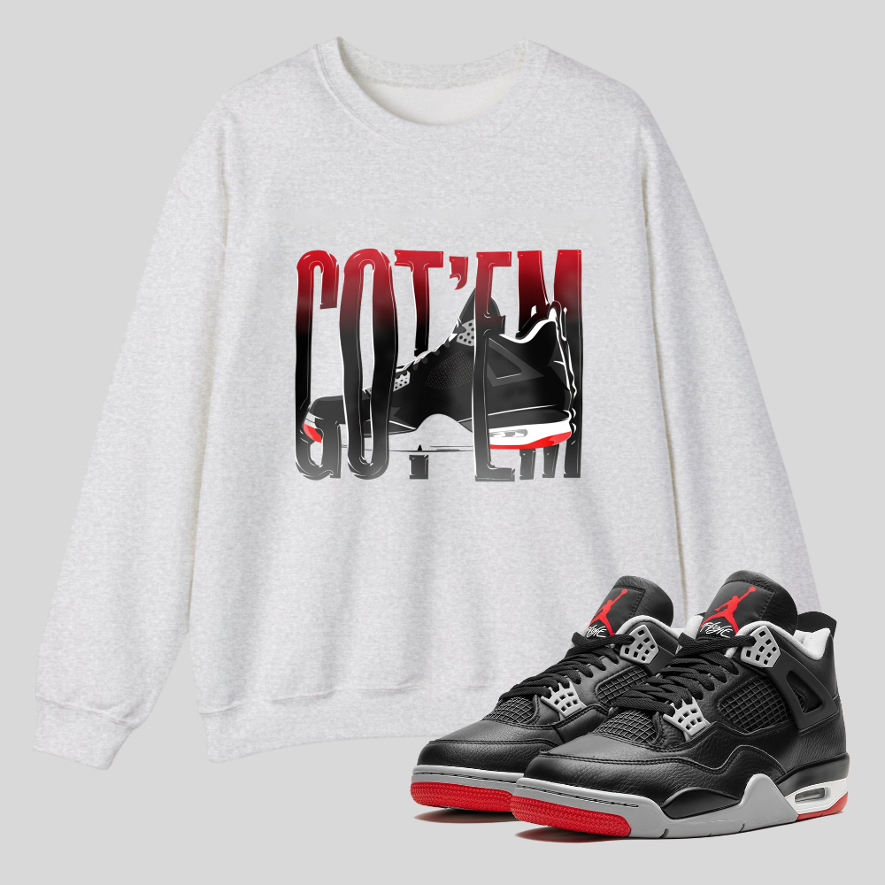 Got Em Sneaker Design Print tshirt 100% cotton