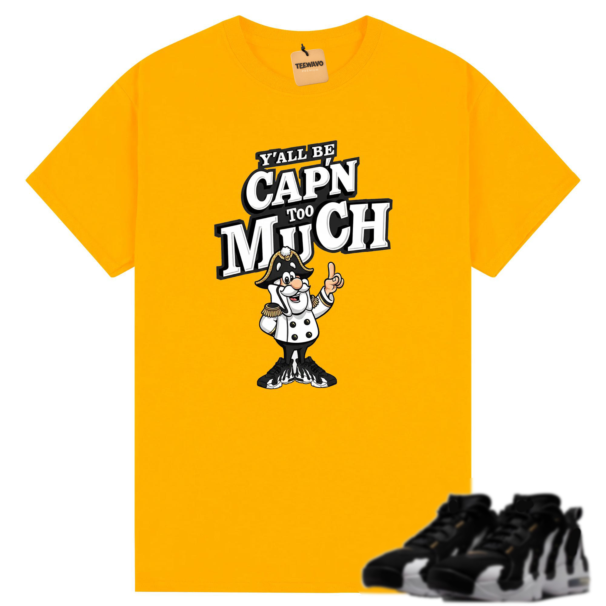 Witty Cartoon Character Letter Casual Fashion T-shirt