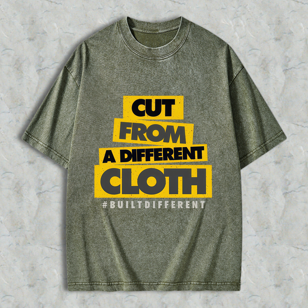 Cut From A Different Cloth Graphic Washed T-shirt