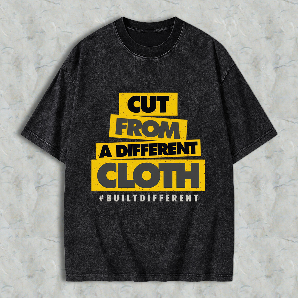 Cut From A Different Cloth Graphic Washed T-shirt