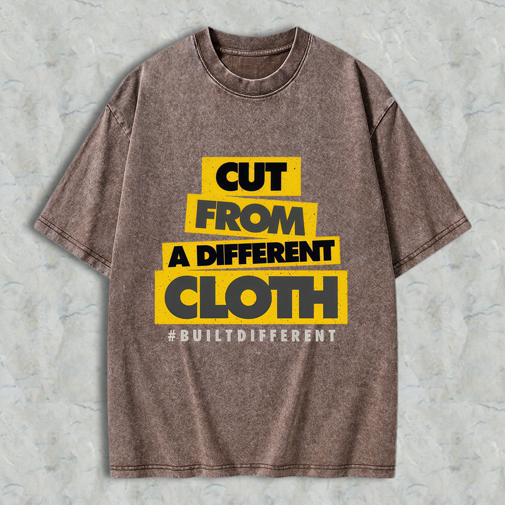 Cut From A Different Cloth Graphic Washed T-shirt