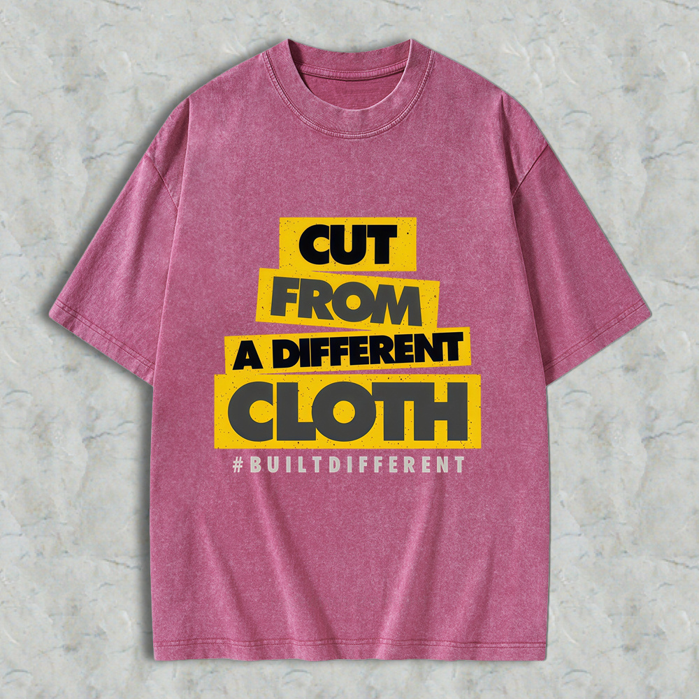 Cut From A Different Cloth Graphic Washed T-shirt