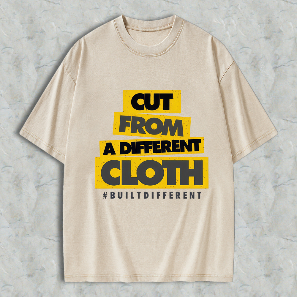 Cut From A Different Cloth Graphic Washed T-shirt