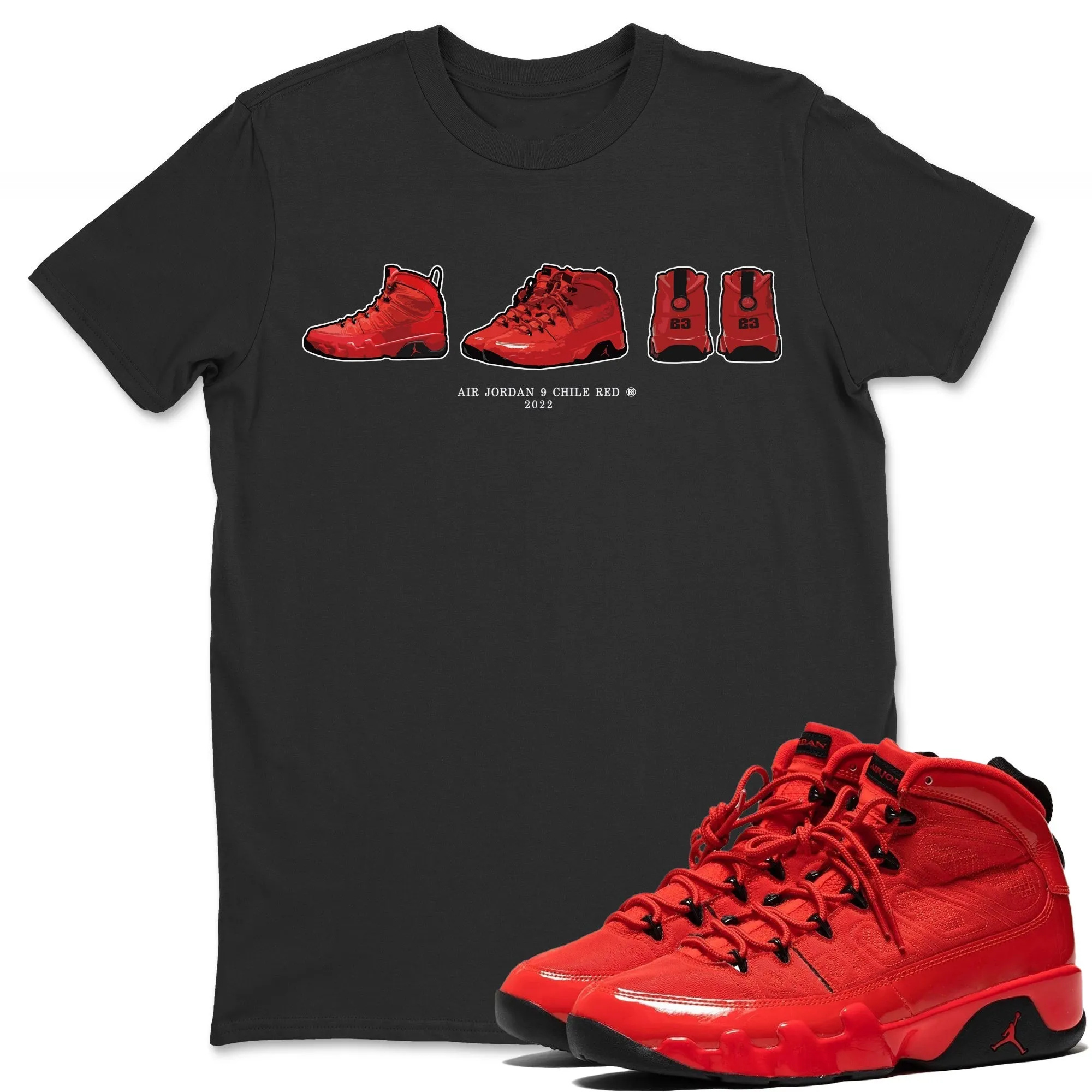 Sneaker Prelude Unisex Tops - Air Jordan 9 Chile Red
