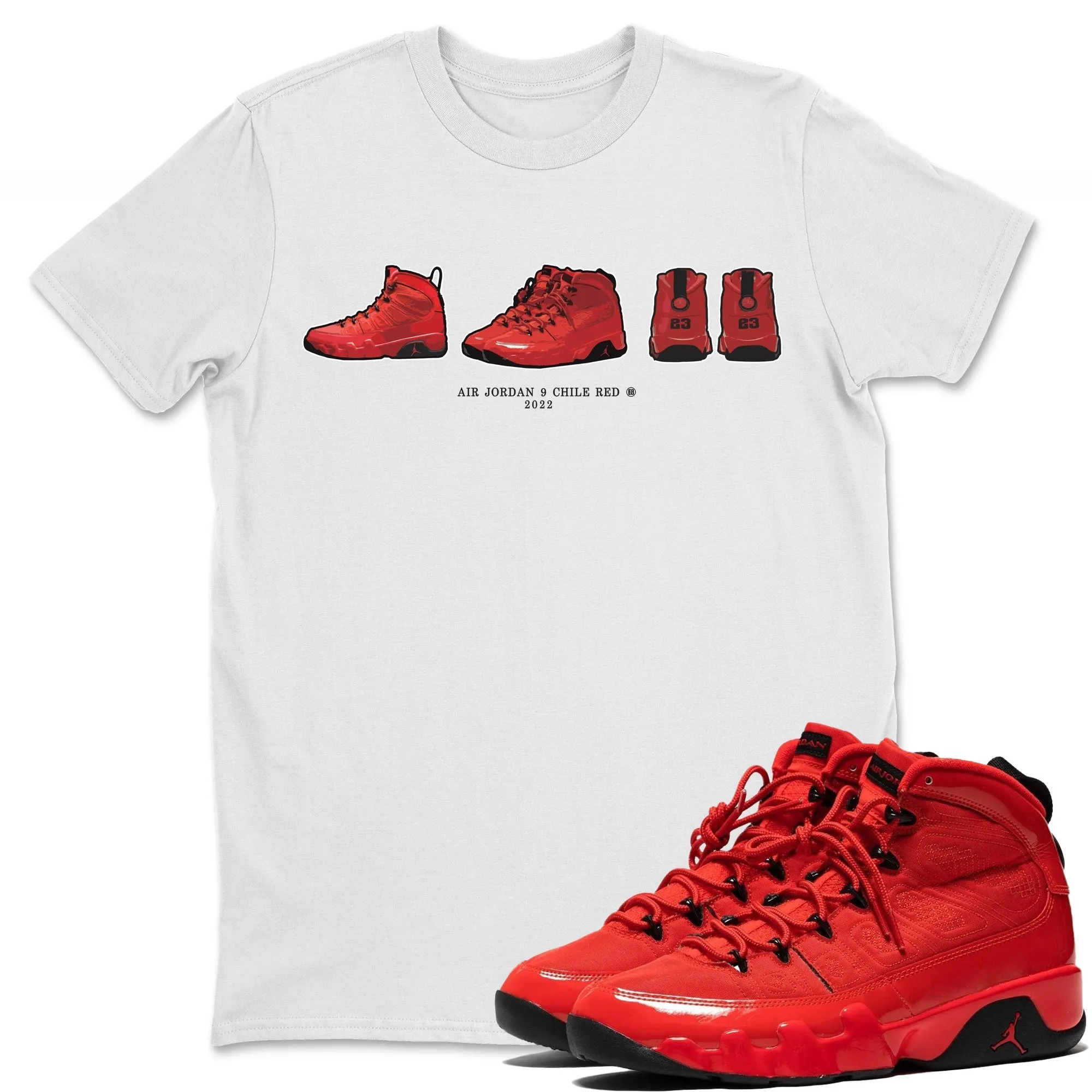 Sneaker Prelude Unisex Tops - Air Jordan 9 Chile Red